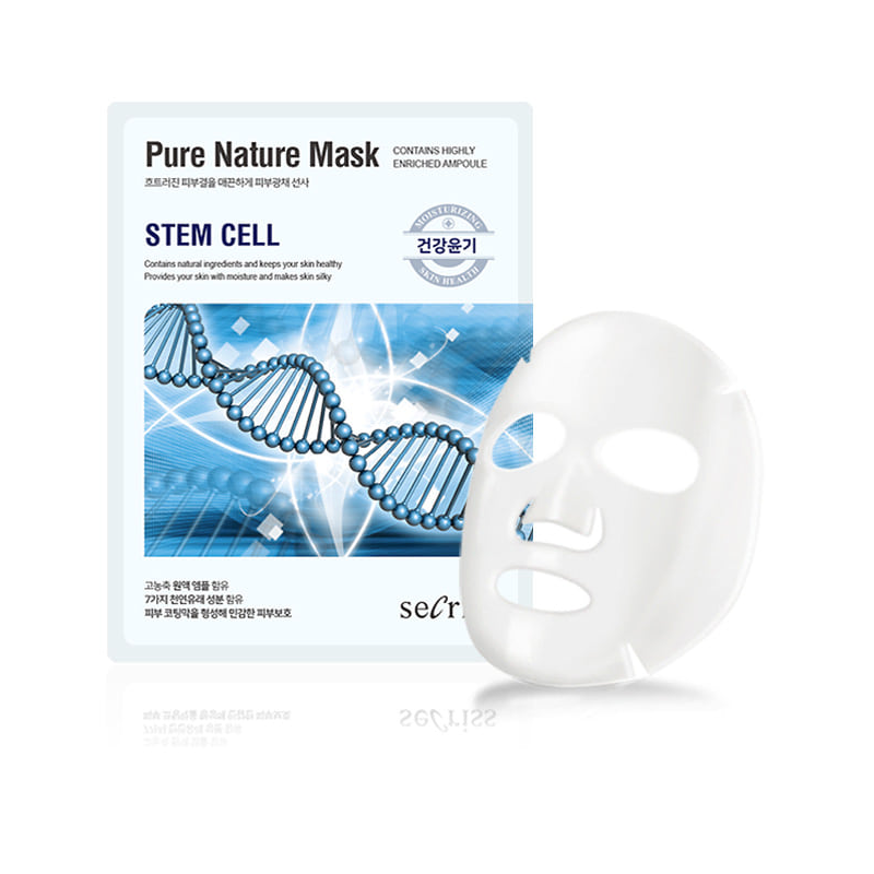 Anskin Secriss Pure Nature Stem Cell Mask 25ml x 20 sheets Hydrating